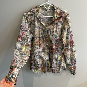 Tilley 100% cotton made in Canada Button-Up Top